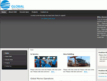 Tablet Screenshot of globalmarineco.com